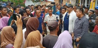 Tambang Pasir Citlim Karimun Disegel KKP, Warga Desa Buluh Patah Unjuk Rasa