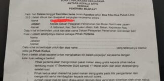 Surat Perjanjian MBG di Bintan Terungkap, Ada Poin Jaga Rahasia Jika Keracunan surat perjanjian MBG