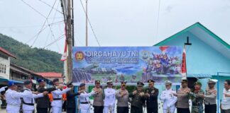 HUT TNI ke-80, Sinergi TNI-Polri di Ujung Negeri HUT TNI ke-80