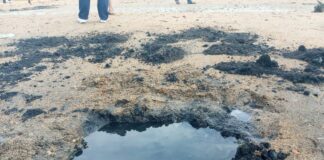 Limbah Diduga dari PT KSS Cemari Pesisir, Nelayan Teluk Paku Meral Dibuat Merugi