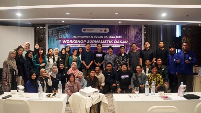 Peringati Bulan Bahasa, AJI Batam dan Perpustakaan BI Gelar Pelatihan Jurnalistik Dasar