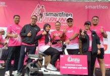 Hujan Tak Surutkan Semangat Pelari Tuntaskan Smartfren Fun Run 2025 Smartfren Fun Run 2025