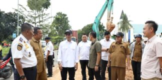 Pemko Batam Bangun Box Culvert untuk Atasi Banjir di Simpang Helm banjir simpang helm batam