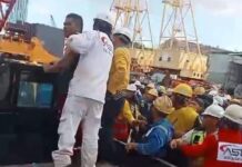 Petugas Safety Nyaris Dianiaya Pekerja Usai Inisiden Ledakan Kapal MT Federal II Kapal MT Federal II