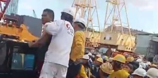 Petugas Safety Nyaris Dianiaya Pekerja Usai Inisiden Ledakan Kapal MT Federal II Kapal MT Federal II