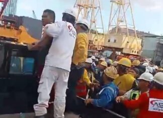 Petugas Safety Nyaris Dianiaya Pekerja Usai Inisiden Ledakan Kapal MT Federal II Kapal MT Federal II