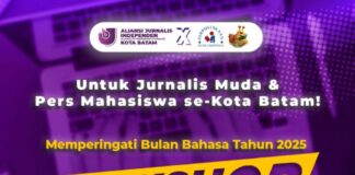 AJI Batam dan Perpustakaan BI Kepri Gelar Workshop dan Kompetisi Menulis kompetisi menulis batam