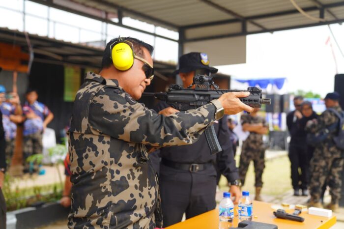 KKP Gelar Latihan Menembak untuk Tingkatkan Profesionalisme Aparat Pengawasan