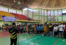 Buka Kejuaraan Sepak Takraw Antar Pelajar di Karimun, Bupati: Ajang Penyaringan Atlet ke Popda
