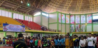 Buka Kejuaraan Sepak Takraw Antar Pelajar di Karimun, Bupati: Ajang Penyaringan Atlet ke Popda