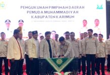 Salman Alfarisi Resmi Pimpin Pemuda Muhammadiyah Karimun