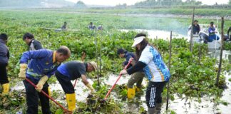 Aksi Bersih Waduk Duriangkang, BP Batam Ajak Warga Jaga Sumber Air Kota
