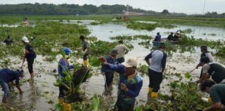 Jaga Kualitas Air, BP Batam Gandeng Masyarakat Bersihkan Waduk Duriangkang
