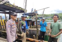 Potensi Cuaca Ekstrem, Polsek Daik Ingatkan Nelayan Siapkan Peralatan Keselamatan