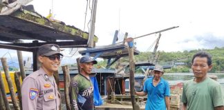 Potensi Cuaca Ekstrem, Polsek Daik Ingatkan Nelayan Siapkan Peralatan Keselamatan