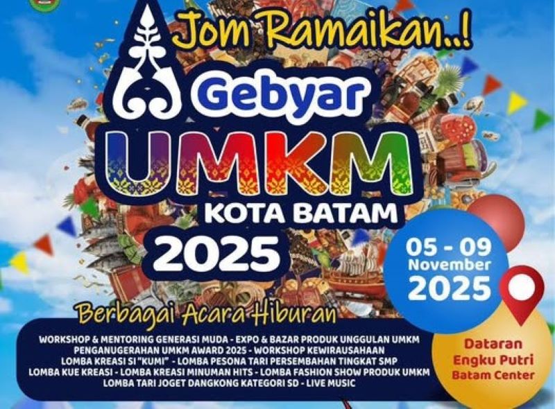 Gebyar UMKM Batam 2025, 200 Pelaku Usaha Unjuk Inovasi di Engku Putri