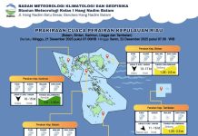 Warga Diimbau Waspada Gelombang Sedang di Perairan Kepri 21–24 Desember gelombang di perairan kepri