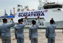 Kumpulkan Donasi Masyarakat Kepri, Bakamla Lepas 70 Ton Bantuan Bagi Aceh