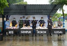 Bea Cukai Karimun Musnahkan Rokok Ilegal Senilai Rp526 Juta rokok ilegal karimun