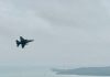 Warga Heboh, Dua Jet Tempur F-16 Terbang Rendah di Batam Center Jet Tempur F-16