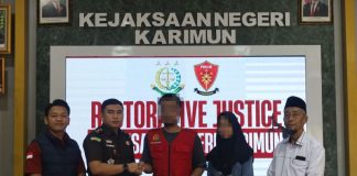 Tempuh Upaya RJ, Tersangka Kasus Narkotika di Karimun Jalani Rehabilitasi kasus narkotika di karimun