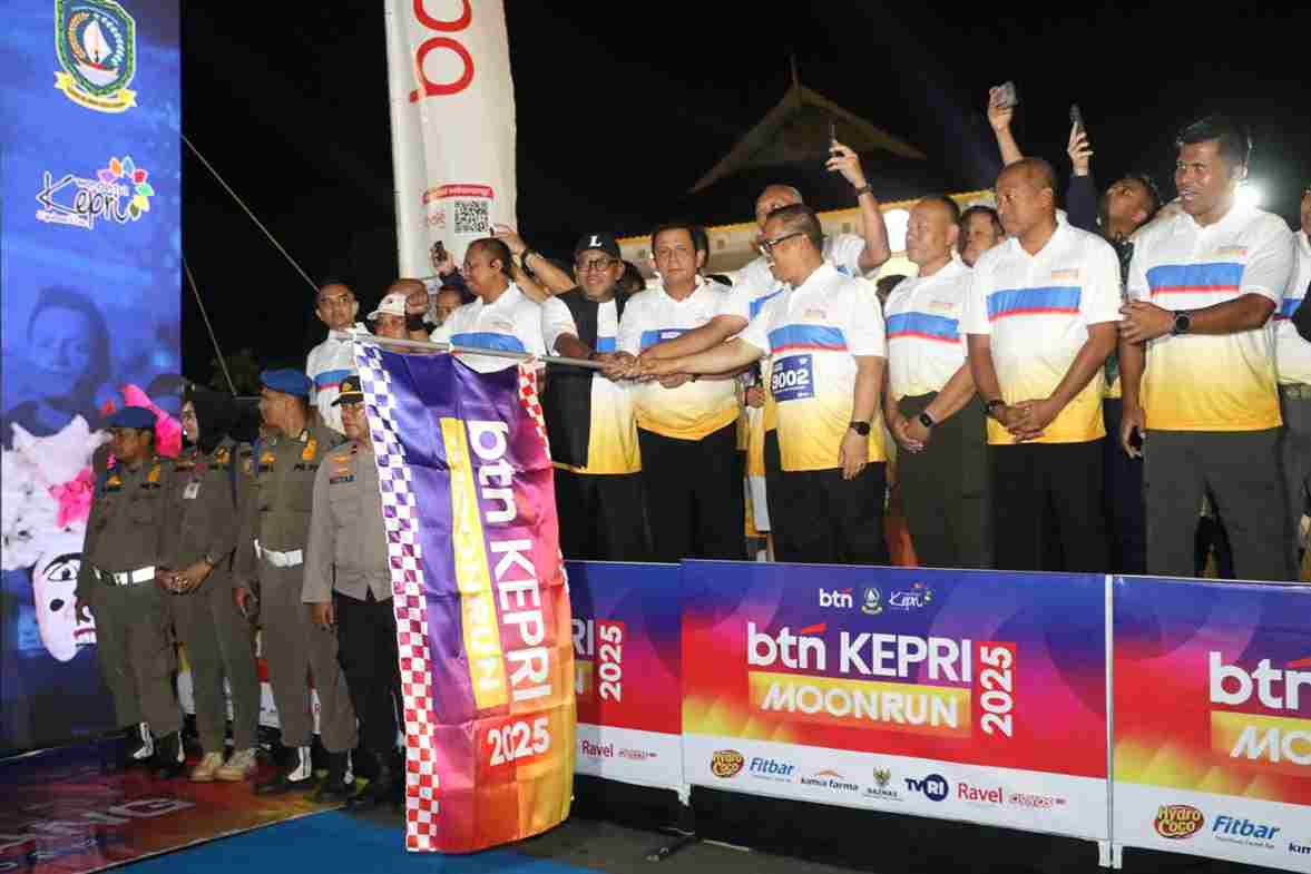 BTN Kepri Moonrun 2025 Sukses, Ansar Targetkan Peserta Dua Kali Lipat