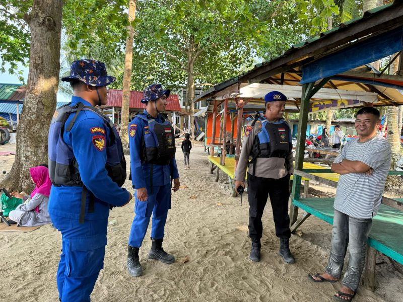 Ditpolairud Polda Kepri Dirikan Posko BANSAR di Pantai Melayu dan Tanjung Pinggir