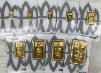 Harga Emas Batangan UBS dan Galeri24 di Pegadaian Kompak Naik