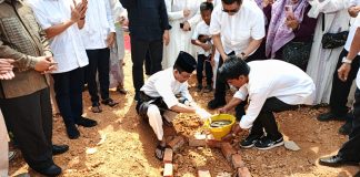 Peletakan Batu Pertama Masjid Jami Al-Falah, Wujud Mimpi Panjang Warga Central Hills