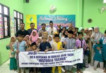 JMSI Jatim Gelar Doa Bersama di Rumah Anak Yatim JMSI Jatim