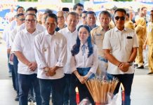 Amsakar Pimpin Penghormatan Terakhir untuk Abang Wakil Wali Kota