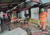 4 Rumah Kontrakan di Jalan Bintan Terbakar, Diduga Akibat Korsleting kontrakan jalan bintan terbakar