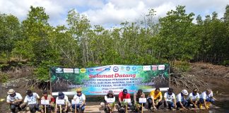 Peringati HPN 2026, KJK Hijaukan Pesisir Bintan Dengan Mangrove Simbol Persatuan dan Gotong Royong