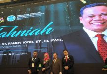Fandy Iood Terima Gelar Industrial Specialist Konstruksi di Majlis Anugerah MPPM Malaysia