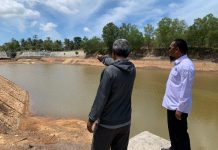 Waduk Menyusut Akibat Panas Ekstrem, PDAM Karimun Pastikan Distribusi Air Tetap Jalan waduk karimun menyusut
