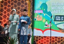 Duo MC Swara Bikin Pembukaan Batam Wonderfood & Art Ramadhan ke-7 Semarak atam Wonderfood & Art Ramadhan