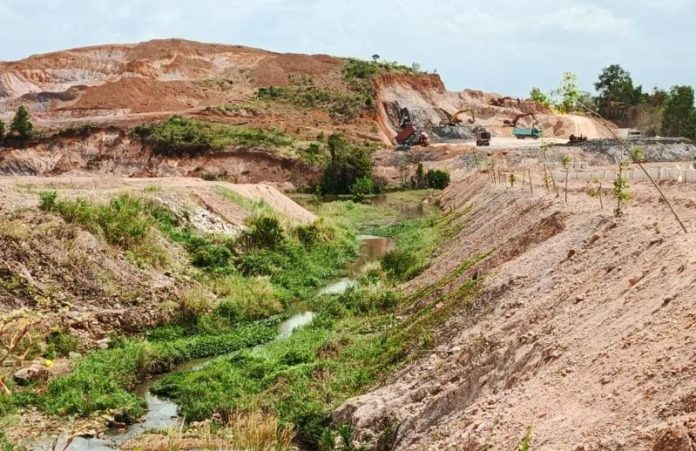 penimbunan sungai sei beduk