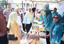 Dewi Ansar Hadiri Gerakan Pangan Murah TVRI di Bintan