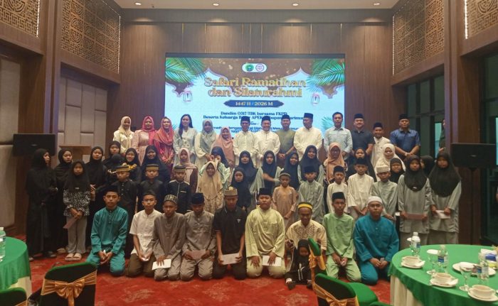 Dihadiri FPKD, Dandim 0317/Tbk Bersama APEK Gelar Bukber hingga Santuni Anak Yatim