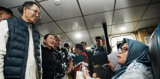 Amsakar–Li Claudia Pantau Arus Mudik Lebaran di Pelabuhan Sekupang arus mudik pelabuhan sekupang