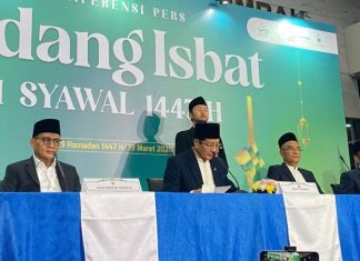 Pemerintah Tetapkan Idulfitri 1447 H Jatuh pada Sabtu 21 Maret 2026 Penetapan Idulfitri 1447 H