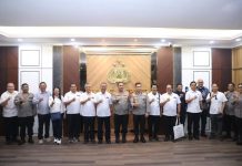 Uskup Regio Sumatera Temui Kapolda Kepri, Bahas Stabilitas Keamanan