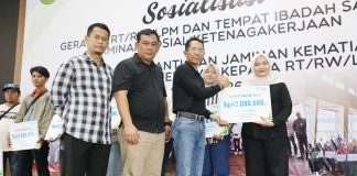 10 Ahli Waris Terima Santunan Rp420 Juta