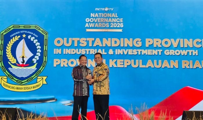 Pemprov Kepri Sabet Dua Penghargaan Nasional Bergengsi