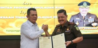 Dukung Penegakan Hukum, Pemprov Kepri Hibahkan Lahan untuk Kejati Penegakan Hukum di Kepri