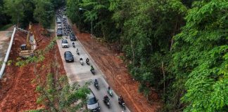 Perbaikan Rampung, Jalan Tanjakan Hotel Vista Bisa Dilalui Jalan Tanjakan Hotel Vista