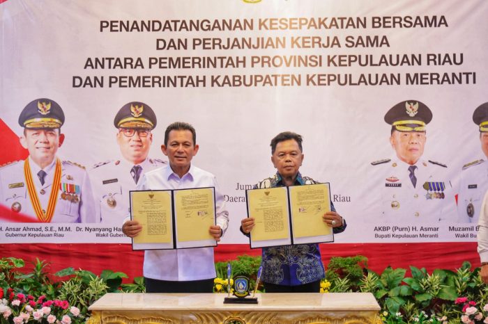 Kepulauan Riau dan Kepulauan Meranti Jalin Kerja Sama Strategis Antar Daerah