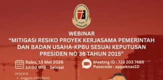 APPEKNAS Bekali Kontraktor Hadapi Risiko Proyek KPBU