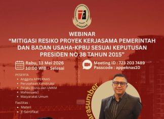 APPEKNAS Bekali Kontraktor Hadapi Risiko Proyek KPBU