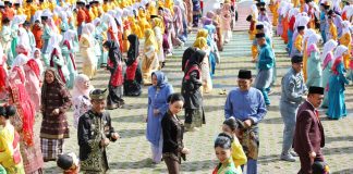 Amsakar-Li Claudia Menari Zapin Ngenang Bersama 5.120 Pelajar Meriahkan Hardiknas 2026